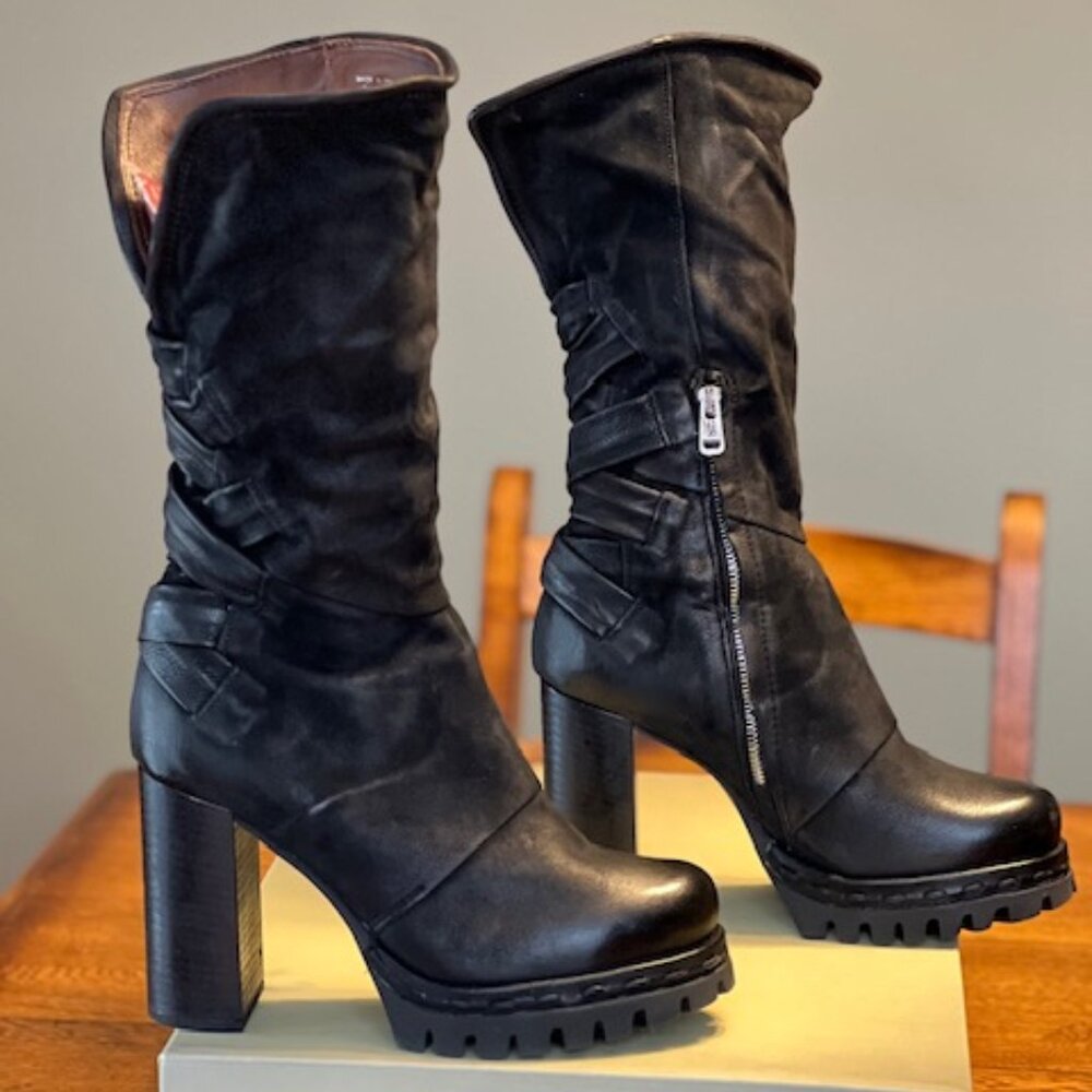 A.S.98 ELWOOD Boot, Black, size EU 40 (NWT)